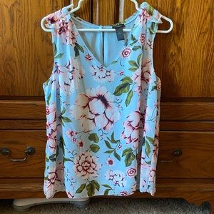 Ann Taylor Factory Floral Sleeveless Blouse